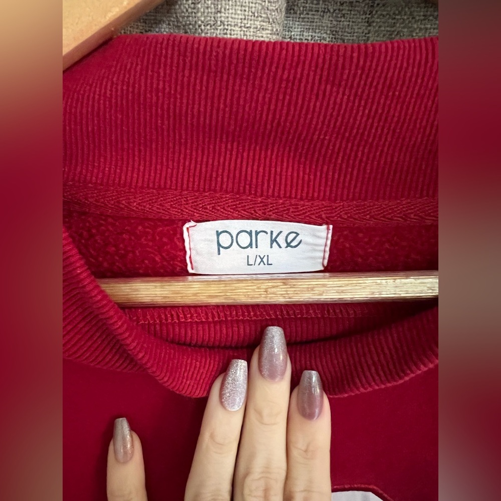 PARKE Varsity Mockneck Sweatshirt - Picture 2 of 5